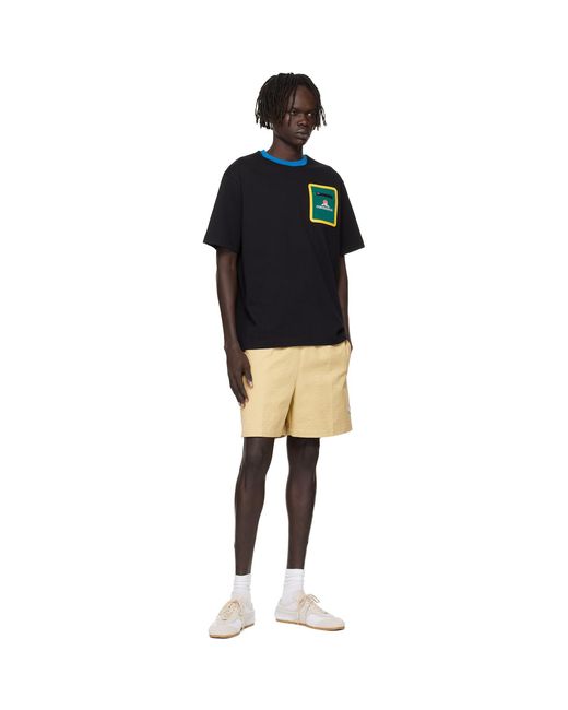 Casablanca Black Montagne Short Sleeve T-Shirt for men