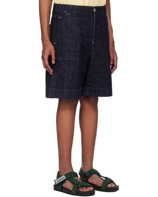 Jacquemus Blue La Croisière 'The De-Nîmes' Denim Shorts for men
