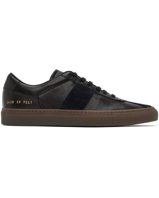 Common Projects Black Tennis Trainer Sneakers for men