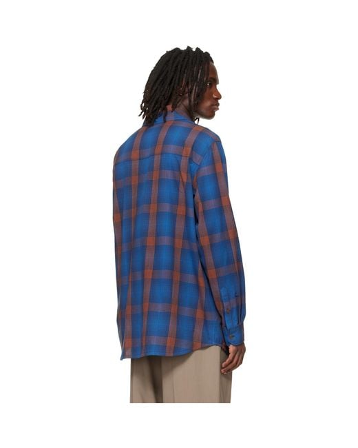 Vivienne Westwood Blue Achilles Overshirt for men
