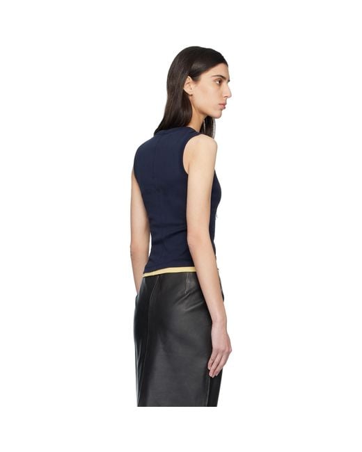 Flore Flore Blue Jill Tank Top