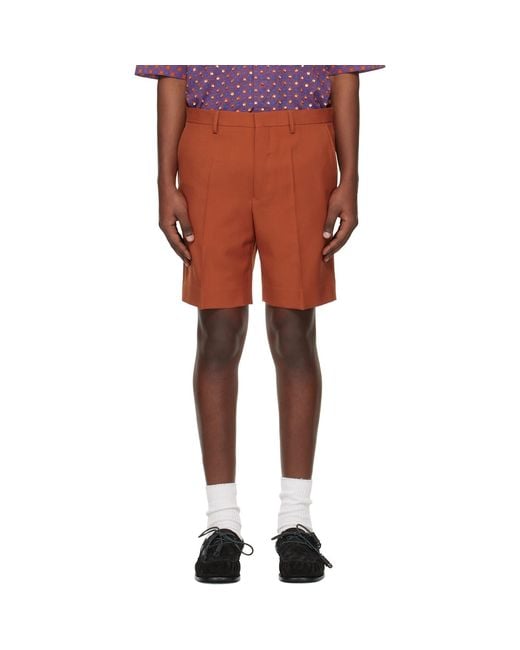 Dries Van Noten Multicolor Wool Shorts for men