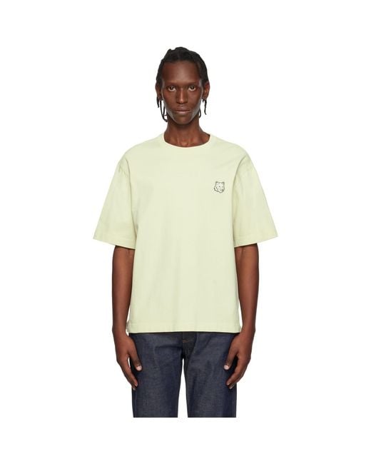 Maison Kitsuné Natural Fox Head Oversize T-Shirt for men
