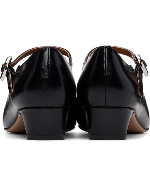 ShuShu/Tong Black Low-Heel Mary Jane Heels