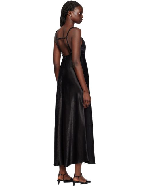 Max Mara Black Baden Midi Dress