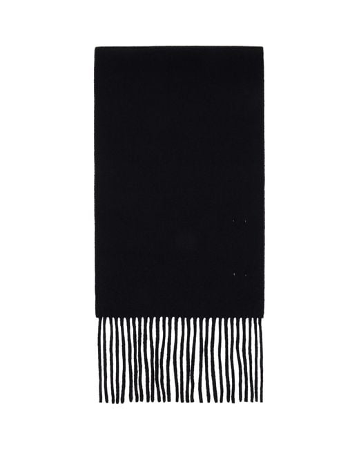 Our Legacy Black Estate Scarf for men