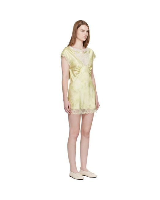 Collina Strada Black Waterlily Minidress