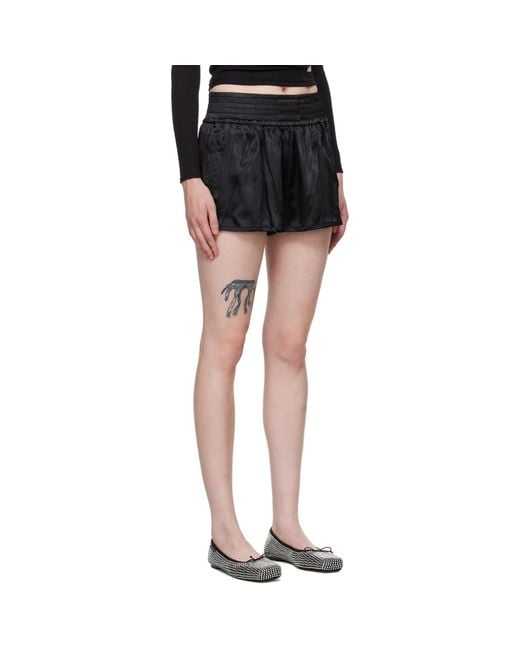 Alexander Wang Black Track Shorts