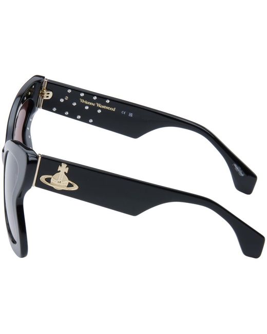 Vivienne Westwood Black Athalia Sunglasses