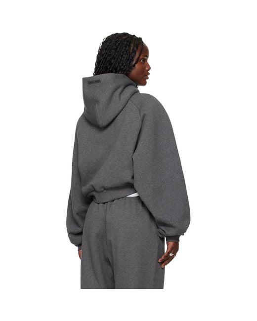 Fear Of God Black Holiday Embossed 90S Raglan Hoodie