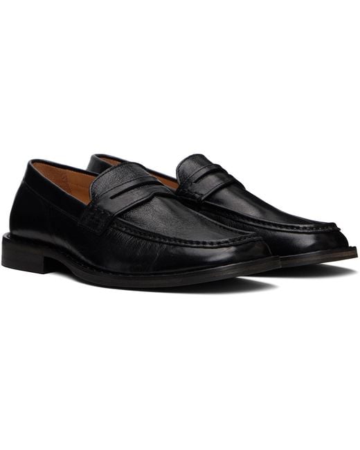 Our Legacy Black Light Loafers