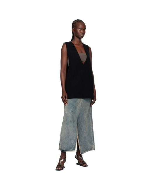 Rick Owens Black Concordians Cantilever 8 Hydra Heeled Sandals