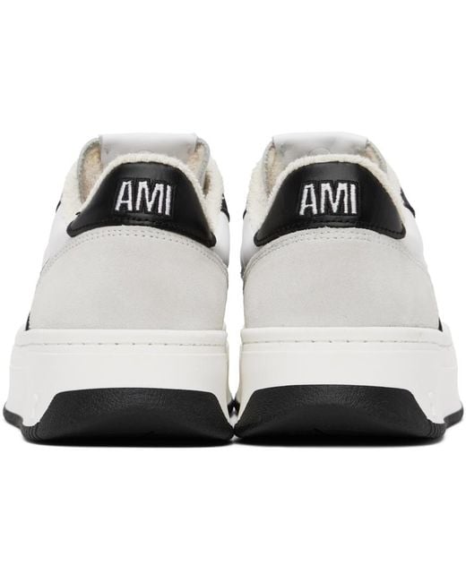 AMI Black & White Arcade Sneakers for men