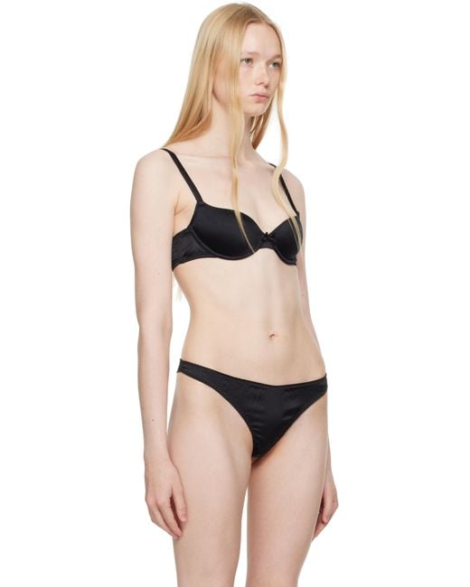 Fleur du Mal ブラック Seamless Luxe バルコネットブラ Black