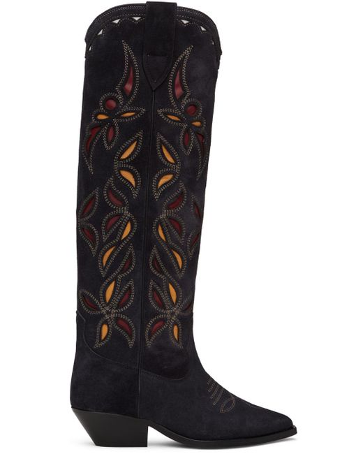 Bottes denvee noires Isabel Marant en coloris Black