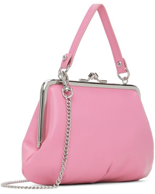 Vivienne Westwood Pink Granny Frame Bag