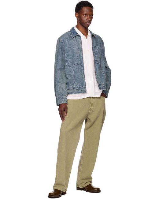 Rag & Bone Blue Simon Garage Denim Jacket for men