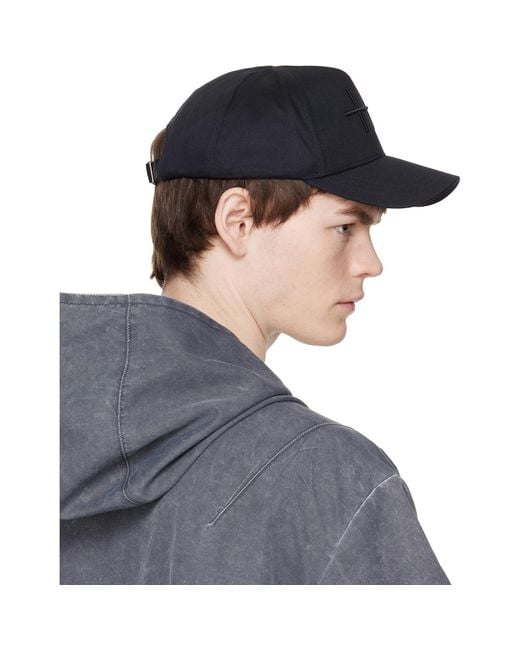 HELIOT EMIL Black Plus Cap for men