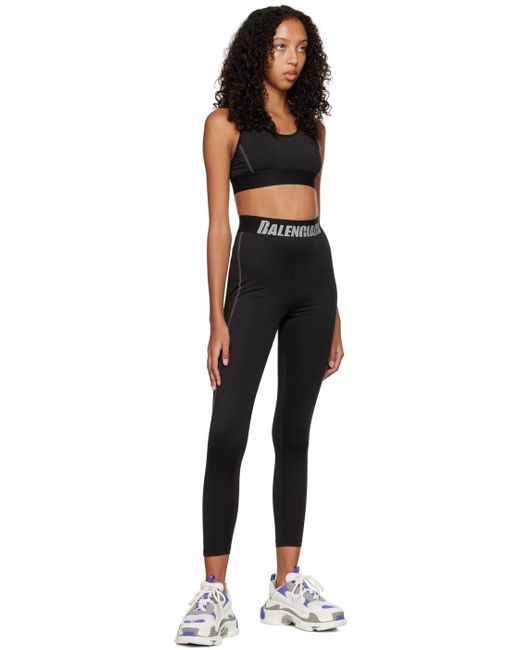 Balenciaga Black Athletic Cut leggings