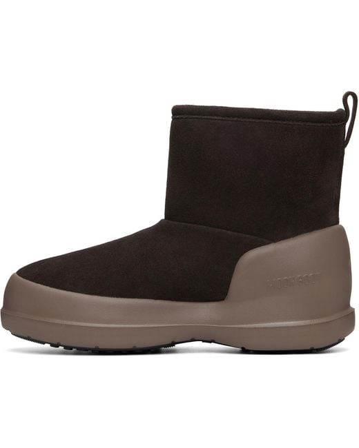 Moon Boot Black Mezzaluna Mid Boots for men