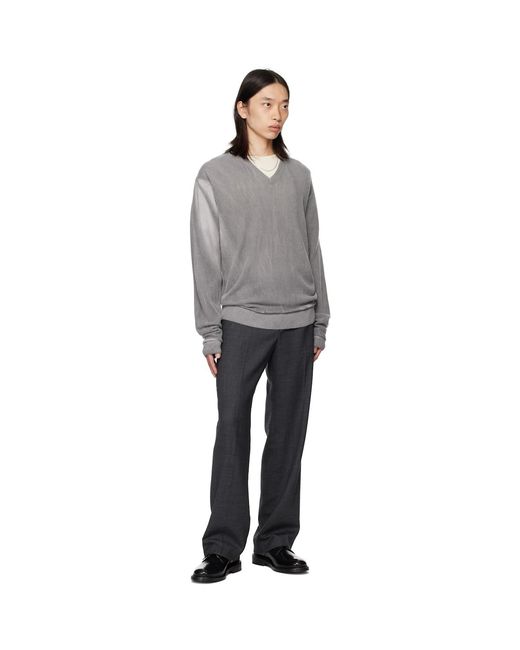 Our Legacy Gray Parallel Sweater for men