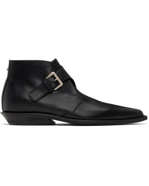 ブーツ ann demeulemeester メンズ Ann DEMEULEMEESTER アンドゥムルメステール レースアップサイドジップブーツ メンズ シューズ