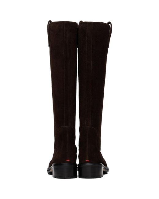 Aeyde Black Henry Knee-High Boots
