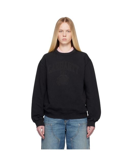 Carhartt Black Faded Pond Corps Sweatshirt