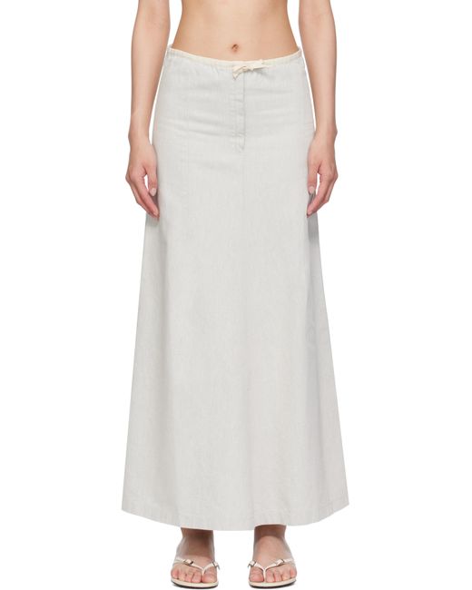 Baserange Multicolor Off- & Arthur Denim Maxi Skirt