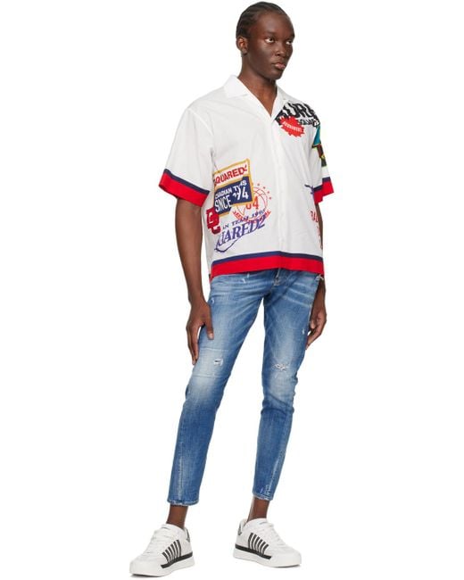 DSquared² Blue Sexy Twist Jeans for men