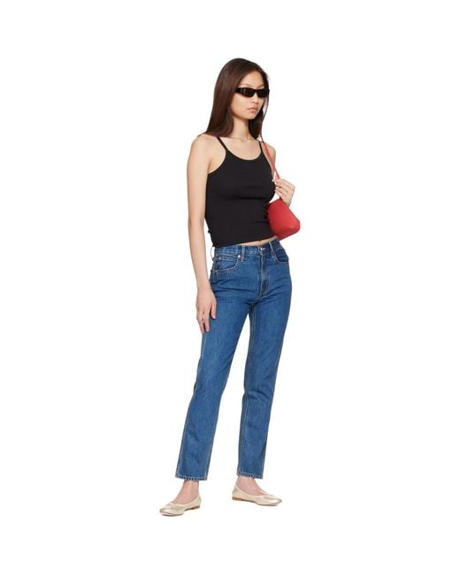 SLVRLAKE Denim Blue Virginia Slim Jeans