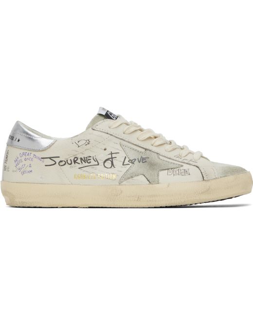 Golden Goose Deluxe Brand Black Off- & Super-Star Ltd Sneakers for men