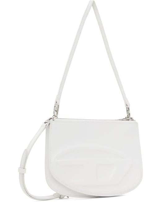 DIESEL White 1Dr Twin-Double-Pouch Shoulder Bag