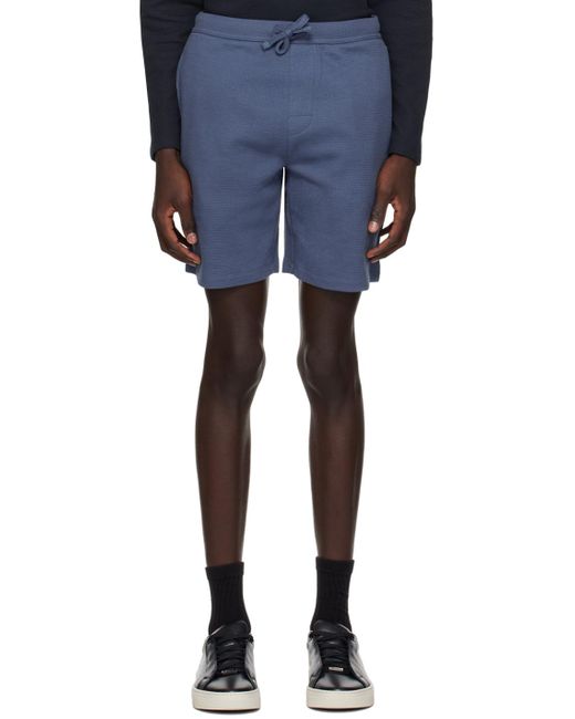 Boss Blue Two-pocket Shorts for men