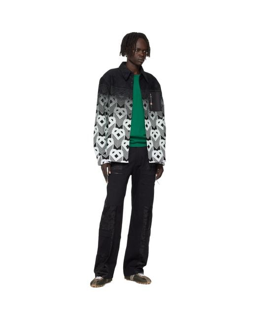 Casablanca Black Monogram Jacket for men