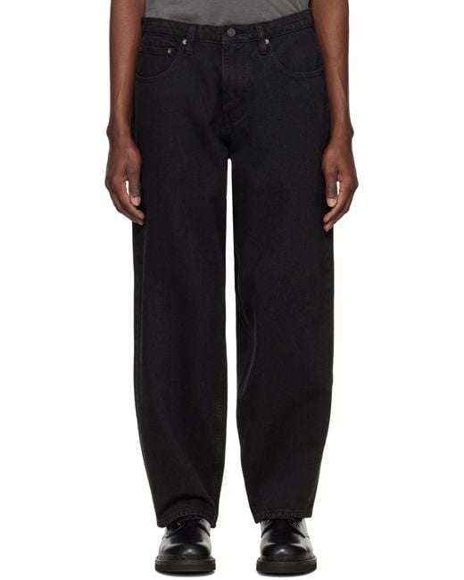 Levi's Black Skateboarding Super Baggy Jeans for men