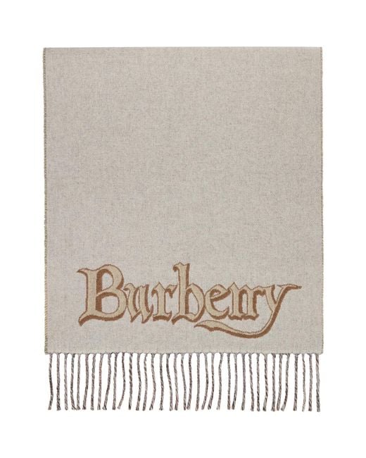 Burberry Multicolor Stallion Portrait​ Cashmere Scarf