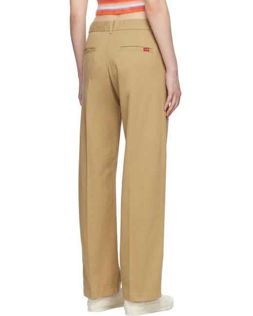 Levi's Natural Beige baggy Trousers