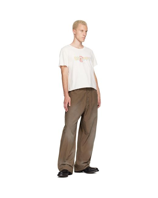 424 White Off- 'Sloppy' T-Shirt for men