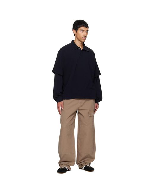 Agolde Brown Khaki Donohue Cargo Pants for men