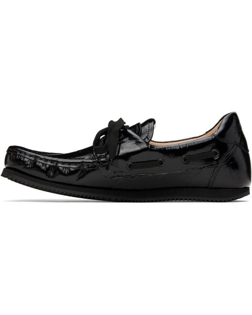Jacquemus Black La Croisière 'The Batto' Loafers for men