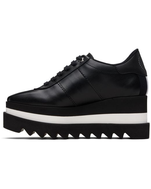 Stella McCartney Black Sneak-Elyse Platform Sneakers