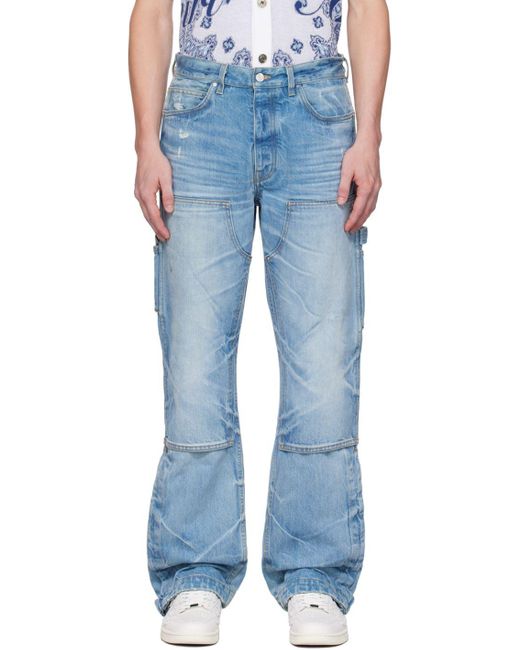 Amiri Blue Carpenter Jeans for Men | Lyst