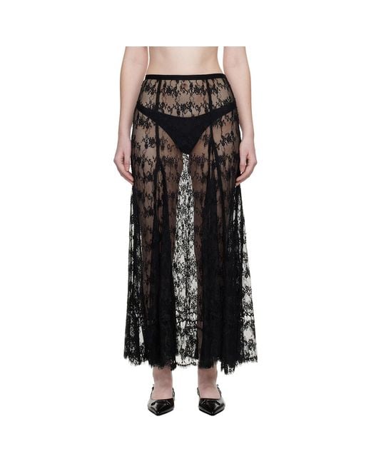 Collina Strada Black Pamela Maxi Skirt