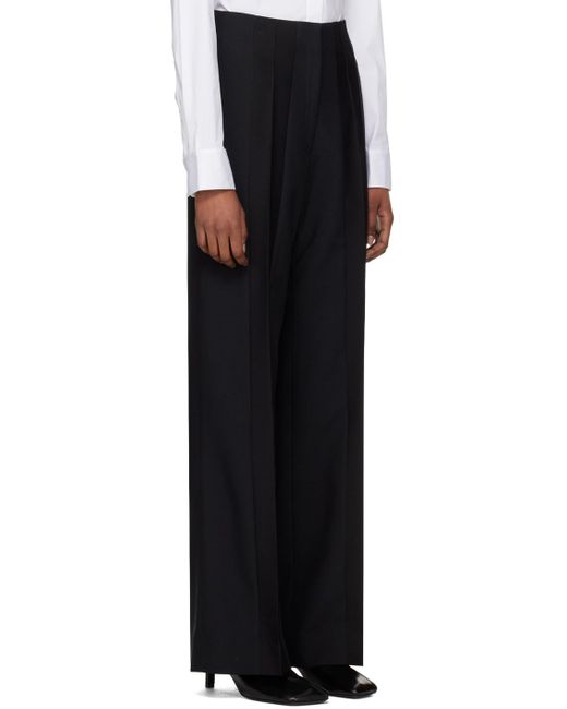 GIA STUDIOS Black Creased Trousers