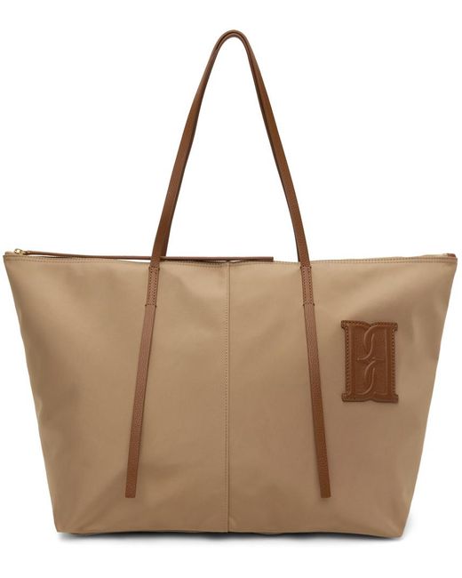 By Malene Birger Brown Tan Nabelle Tote for men