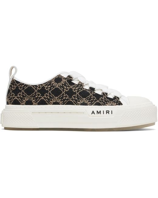 【個性を放つ】AMIRI MA Quad Court ローカットスニーカー AMIRI MA Quad Jacquard Court Sneakers | Harrods UK