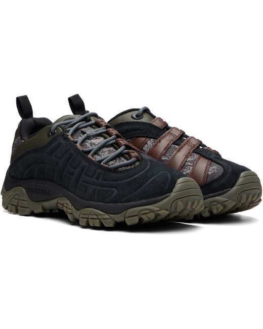 Merrell Black Moab 2 Remix Leather Sneakers for men
