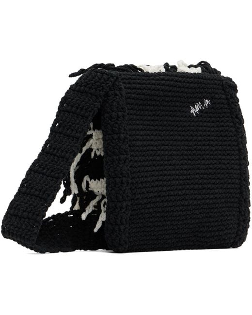 Adererror Black Fringed Bag