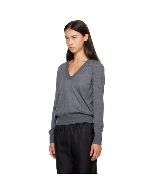 Loulou de Saison Gray Julio Lds Sweater